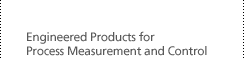 Engineered Products for Process Measurement and Controls